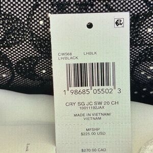 Preloved Coach Black Crystal Swinger 20 w tags